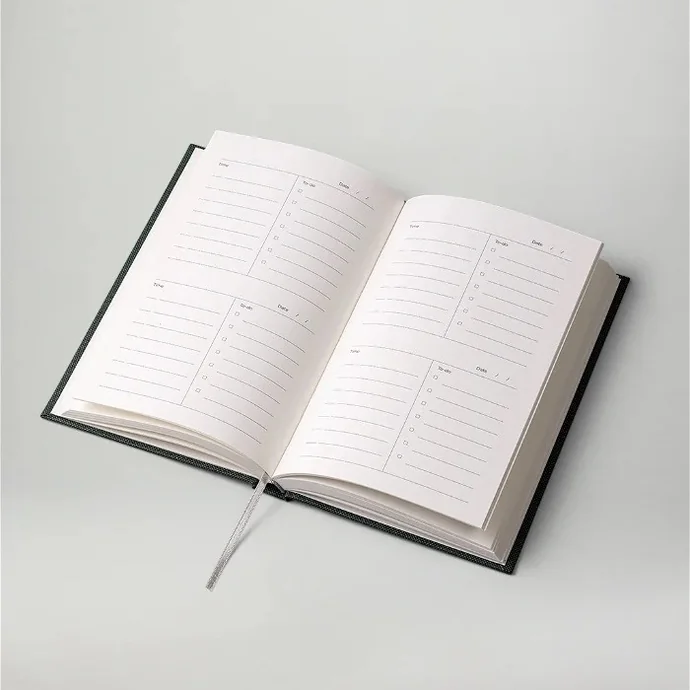 Nedatovaný diář Yearly Planner Green