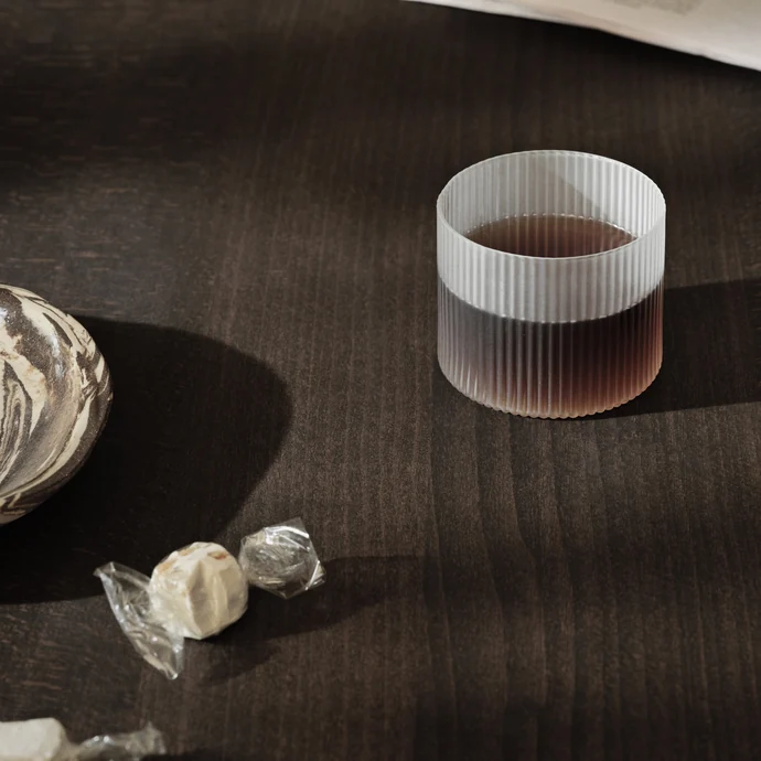Skleničky Ripple Low Frosted 250 ml - set 4 ks