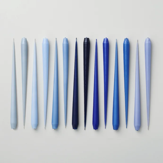 Svíčka Taper 32 cm – 59 Sky Blue – set 2 ks