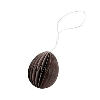 Papírové velikonoční vajíčko Ovoid Brown 7 cm
