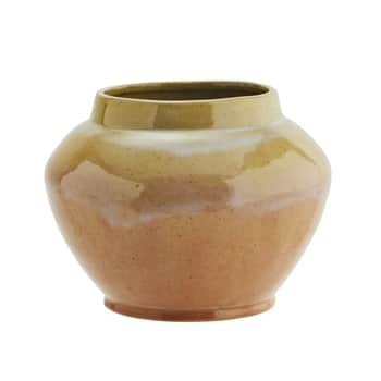 Kameninový obal na květináč Yellow/Pink/Orange 12,5 cm
