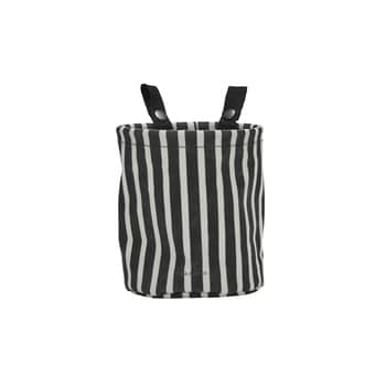 Úložný textilní košík na zavěšení Lava Black/Off-white