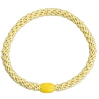 Gumička do vlasů Kknekki Slim Light Yellow