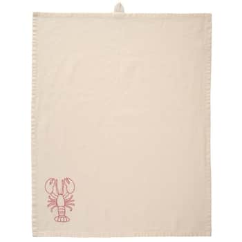 Bavlněná utěrka Crayfish Embroidered